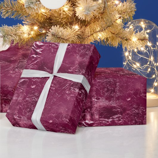  Deep Pink Crinkle Cadeaupapier (Feestdagen)