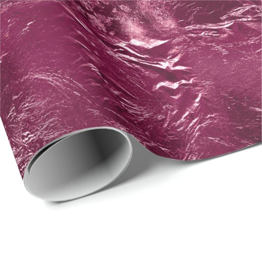 Deep Pink Crinkle Cadeaupapier (Rol Hoek)
