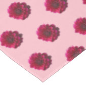 Deep Pink Dahlia - ventilator naadloos patroon op Tafelkleed (Gekanteld)