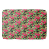 Deep Pink Dahlias Bath Mat (Voorkant)