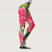 Deep Pink Dahlias Leggings (Rechts)