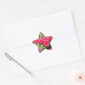 Deep Pink Dahlias Sticker (Envelop)