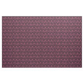 Deep Pink en Black Damask Print Fabric Stof (Yard (91,4 cm))