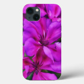 Deep Pink Flowers Art Phone Case (Achterkant)
