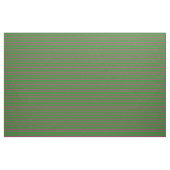 Deep Pink & Forest Green Stripes Pattern Stof (Yard (91,4 cm))