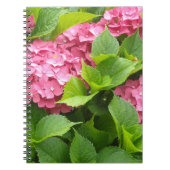 Deep Pink Hydrangeas Notitieboek (Voorkant)