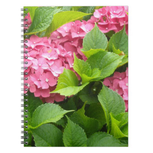Deep Pink Hydrangeas Notitieboek