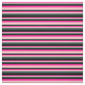 Deep Pink, Light Pink, Dark Slate Grey en Black Stof (Swatch)