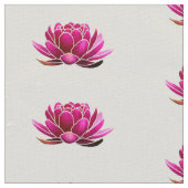 Deep Pink Lotus Flowers Stof (Close Up)