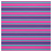 Deep Pink, Midnight Blue, Light Sky Blue en Cyan Stof (Swatch)