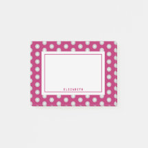 Deep Pink Pot Name Sjabloon