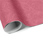 Deep pink  textured swirling  pattern cadeaupapier (Rol Hoek)