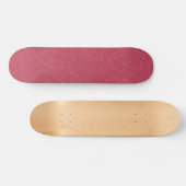 Deep pink textured swirling pattern persoonlijk skateboard (Horizontaal)