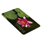 DEEP-PINK WATER LILY MAGNEET (Rechterzijde)