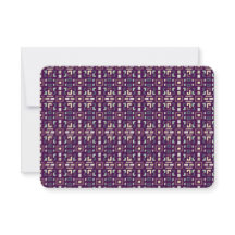 Deep Purple en Gedempte Aardse Abstract Geometrisc