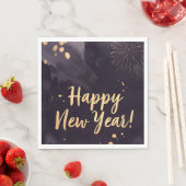 Deep Purple Strokes-New Year's Card Servet (Insitu)