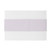 Deep Purple Violets Uitnodiging Buikband Uitnodigingen Wikkel (Achterkant Voorbeeld)