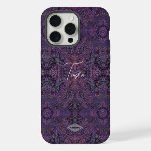 Deep Purple Zigeuner Ontwerp Hoesje voor Mobiele T iPhone 15 Pro Max Case