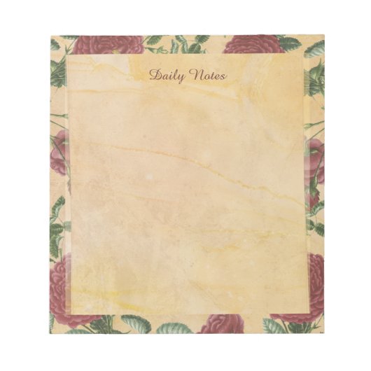 Deep Red Camellias Notitieblok (Voorkant)