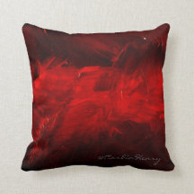 Deep Red Decorative Pillow