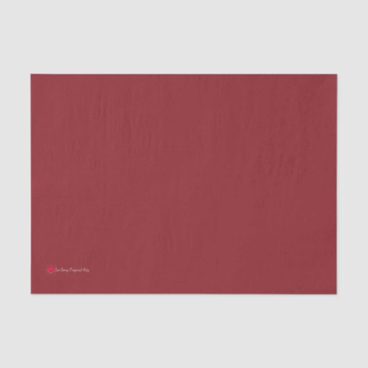 Deep Red Decoupage Matching Tissuepapier (Voorkant)