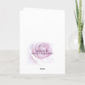 Deep Red Gladiolus Wenskaart Kaart (Achterkant)