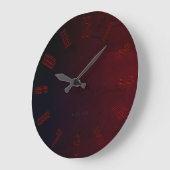 Deep red grote klok (Hoek)