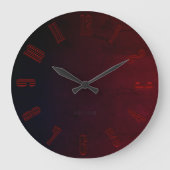 Deep red grote klok (Voorkant)