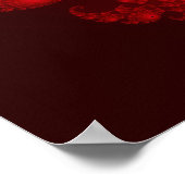 Deep Red Heart Poster (Hoek)