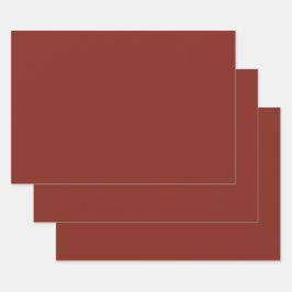 Deep Red Herfst Herfst Seizoen Effen Kleur Inpakpapier Vel