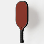 Deep Red Herfst Herfst Seizoen Effen Kleur Pickleball Paddle (Links)