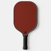 Deep Red Herfst Herfst Seizoen Effen Kleur Pickleball Paddle (Achterkant)