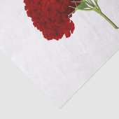  Deep Red Hydrangea Flower Floral Tissuepapier (Detail)