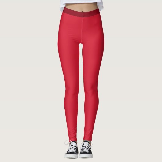 Deep Red-Leggings Leggings (Voorkant)