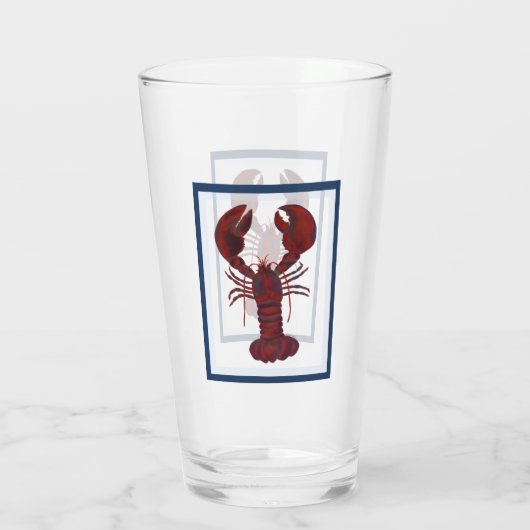 Deep Red Lobster Glas (Achterkant)
