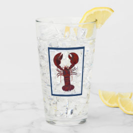 Deep Red Lobster Glas