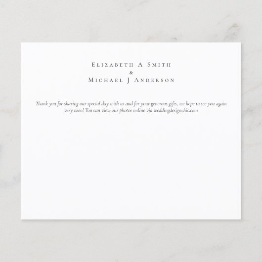 Deep Red Navy Floral Eucalyptus Greenery Wedding (Achterkant)