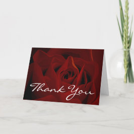 Deep Red Rose Bedankt voor je creditcard