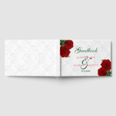 Deep Red Rose Bloemenbruiloft - Gastenboek (Volledig)