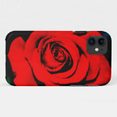 Deep Red Rose Case-Mate iPhone Case (Achterkant (horizontaal))