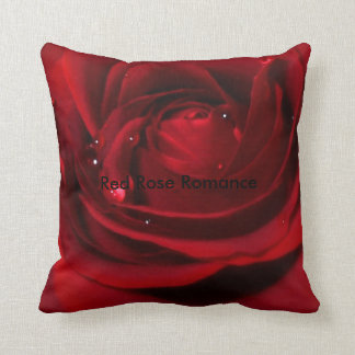 Deep Red Rose Cushion Kussen