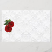 Deep Red Rose Floral - Programma (Achterkant)