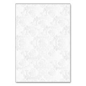 Deep Red Rose Floral Wedding | Kaarten plaatsen (Achterkant)