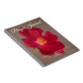 Deep Red Rose Prayer Journal Notitieboek (Rechterzijde)