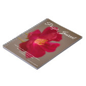 Deep Red Rose Prayer Journal Notitieboek (Linkerzijde)