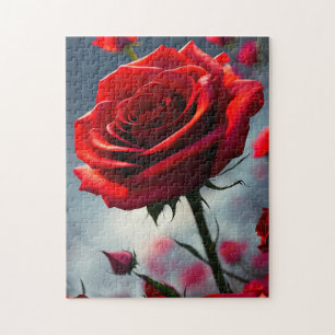 Deep Red Rose, puzzel
