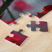 Deep Red Rose, puzzel Legpuzzel (Zijkant)