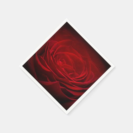 Deep Red Rose Servet (Hoek)