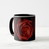 Deep Red Roses Flower Art Mok (Voorkant links)