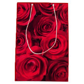 Deep Red Roses Medium Cadeauzakje (Achterkant)